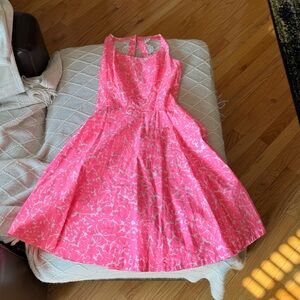 NWT Lilly Pulitzer brand mini party favors dress size 00 in cosmo pink